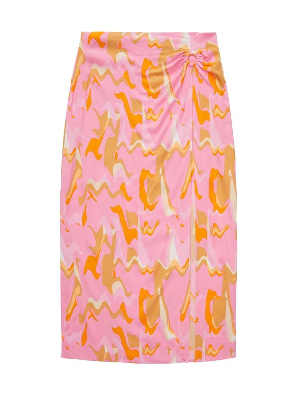 TOM TAILOR DENIM TOM TAILOR DENIM Пола  горчица / оранжево / светлорозово