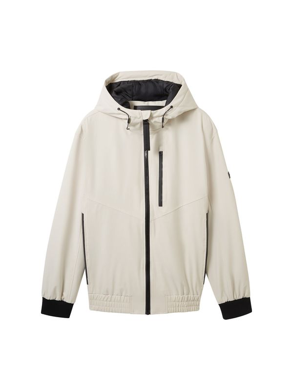 TOM TAILOR DENIM TOM TAILOR DENIM Преходно яке  бежово / черно