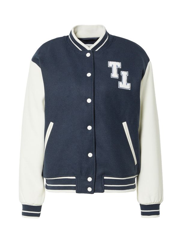 TOM TAILOR DENIM TOM TAILOR DENIM Преходно яке  нейви синьо / мръсно бяло