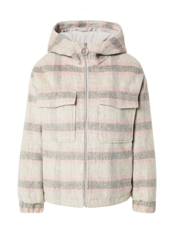 TOM TAILOR DENIM TOM TAILOR DENIM Преходно яке  светлобежово / камък / светлорозово