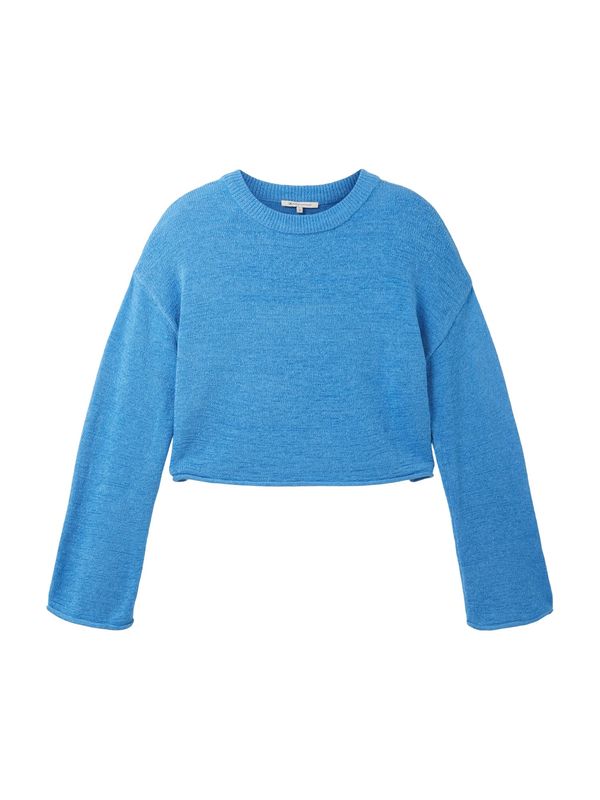 TOM TAILOR DENIM TOM TAILOR DENIM Пуловер  лазурно синьо