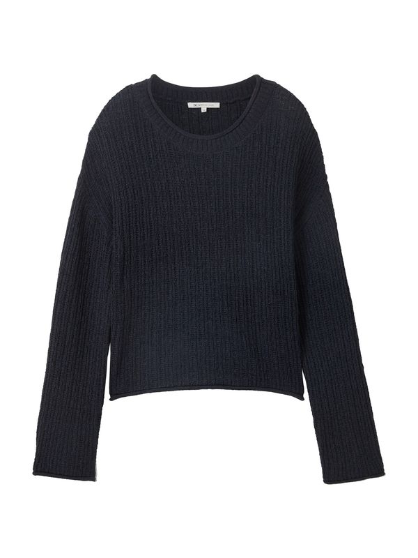 TOM TAILOR DENIM TOM TAILOR DENIM Пуловер  нощно синьо