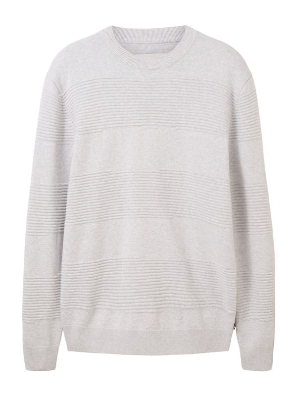 TOM TAILOR DENIM TOM TAILOR DENIM Пуловер  светлосиво