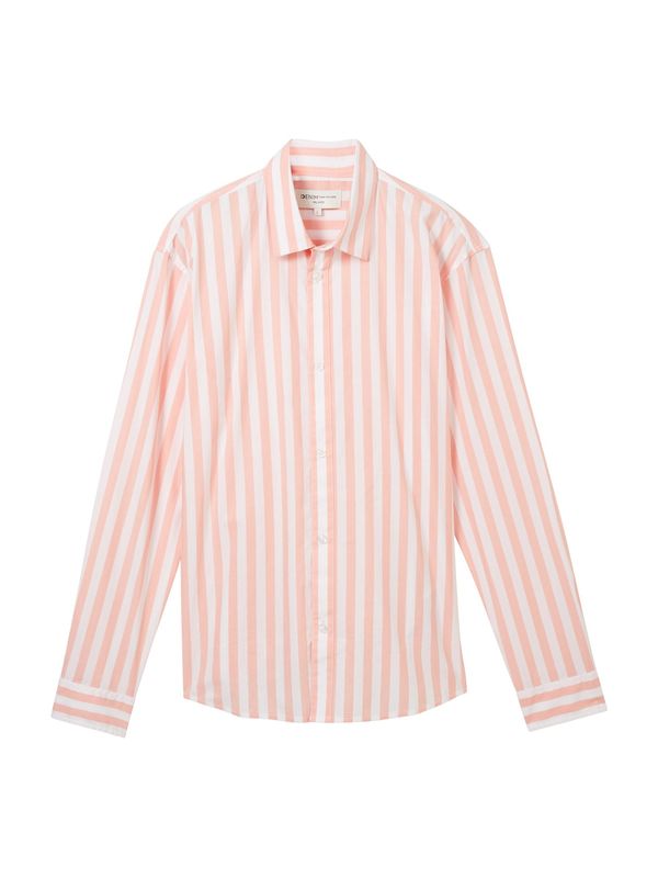 TOM TAILOR DENIM TOM TAILOR DENIM Риза  кайсия / бяло