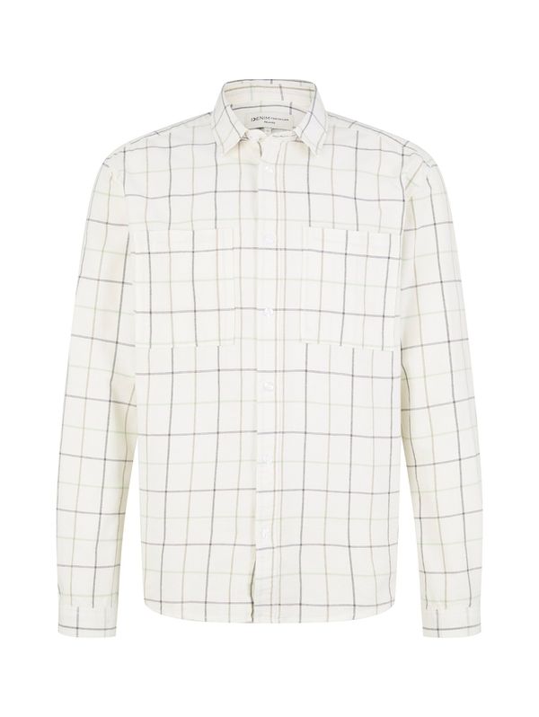 TOM TAILOR DENIM TOM TAILOR DENIM Риза  ръждиво кафяво / антрацитно черно / естествено бяло