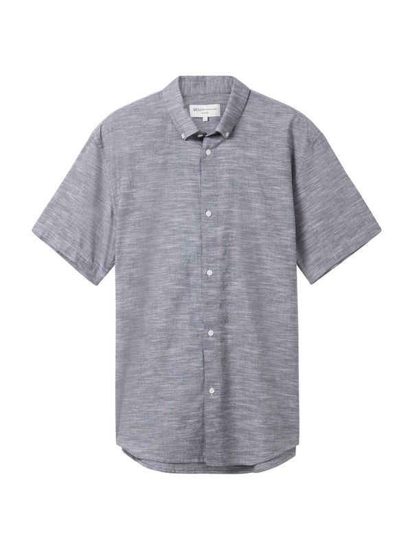 TOM TAILOR DENIM TOM TAILOR DENIM Риза 'Slubyarn'  сив меланж