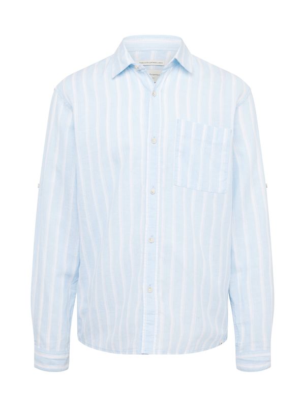 TOM TAILOR DENIM TOM TAILOR DENIM Риза  светлосиньо / бяло