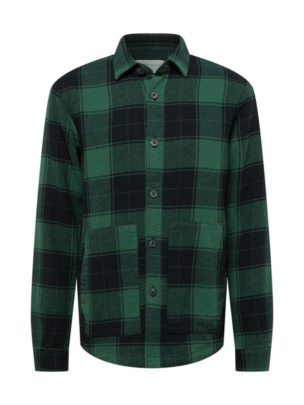 TOM TAILOR DENIM TOM TAILOR DENIM Риза  зелено / черно