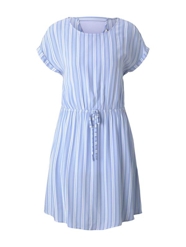 TOM TAILOR DENIM TOM TAILOR DENIM Рокля  синьо / бяло