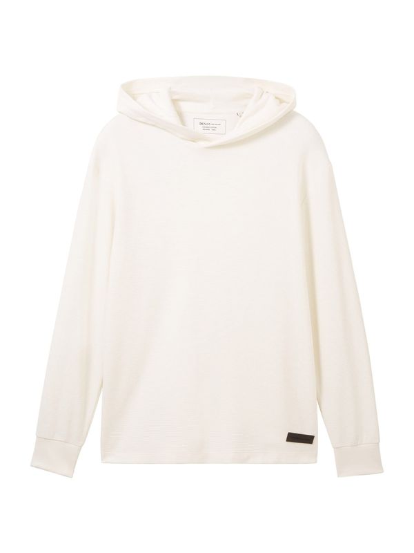 TOM TAILOR DENIM TOM TAILOR DENIM Суичър  бял памук