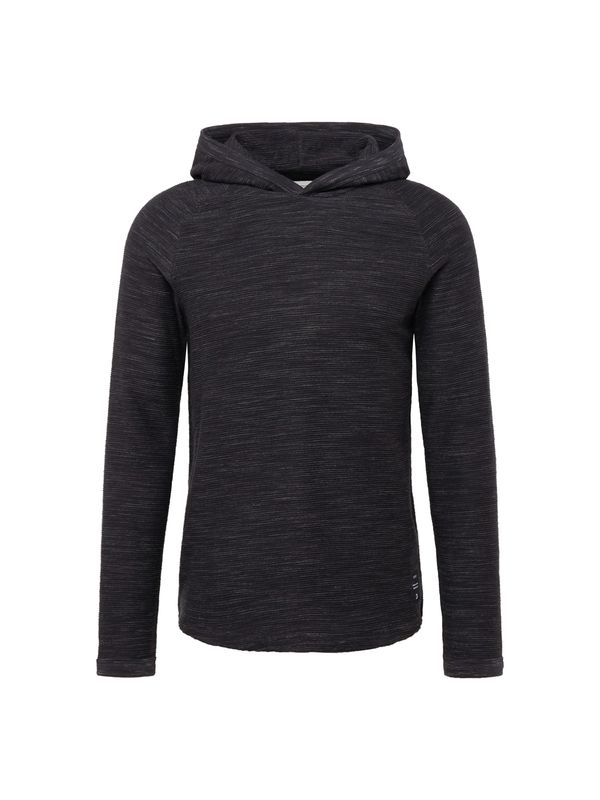 TOM TAILOR DENIM TOM TAILOR DENIM Суичър  черен меланж