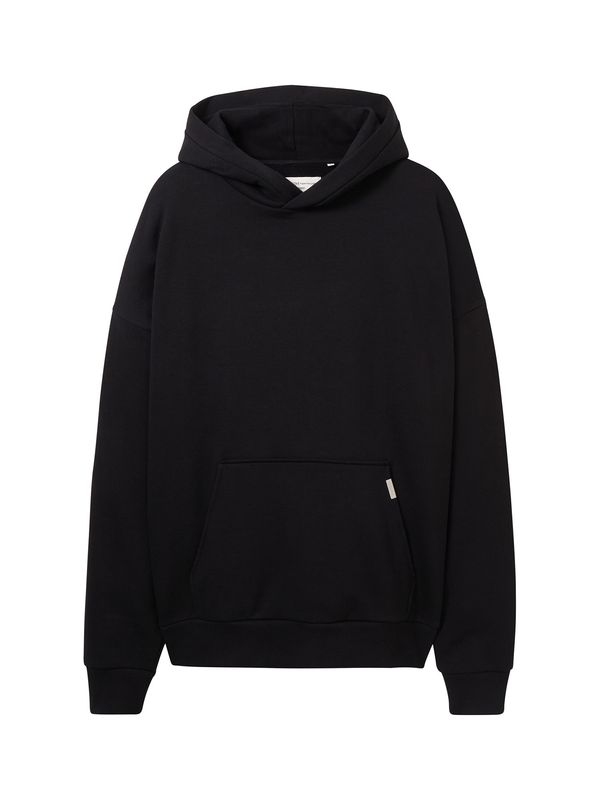 TOM TAILOR DENIM TOM TAILOR DENIM Суичър  черно / бяло