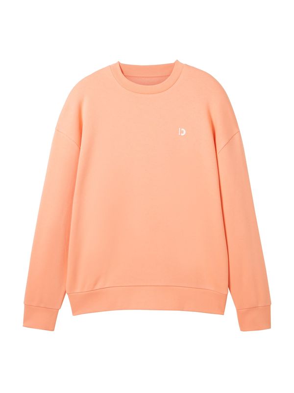 TOM TAILOR DENIM TOM TAILOR DENIM Суичър  кайсия / бяло