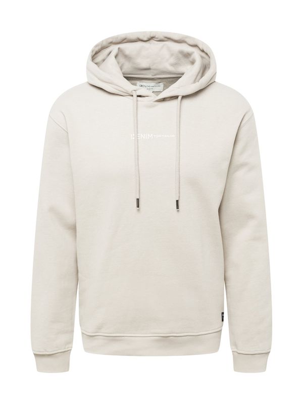 TOM TAILOR DENIM TOM TAILOR DENIM Суичър  кремаво / сиво-бежово