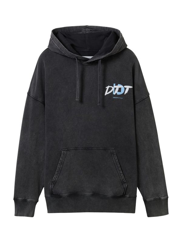 TOM TAILOR DENIM TOM TAILOR DENIM Суичър  синьо / сиво / черно