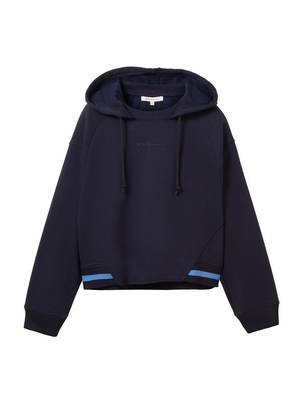 TOM TAILOR DENIM TOM TAILOR DENIM Суичър  светлосиньо / тъмносиньо