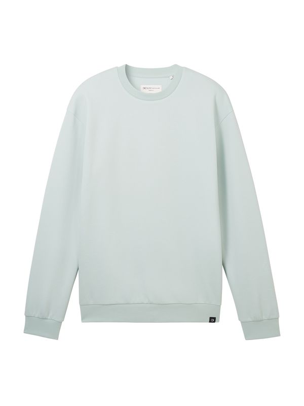 TOM TAILOR DENIM TOM TAILOR DENIM Суичър  светлозелено / черно / бяло