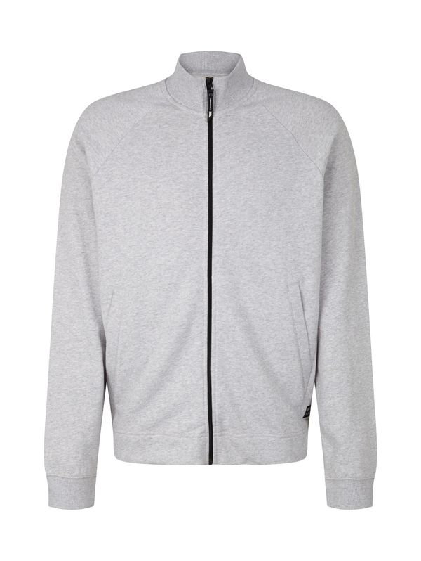 TOM TAILOR DENIM TOM TAILOR DENIM Суичъри с качулка  светлосиво / черно / бяло