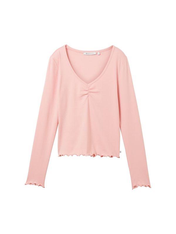 TOM TAILOR DENIM TOM TAILOR DENIM Тениска  бледорозово