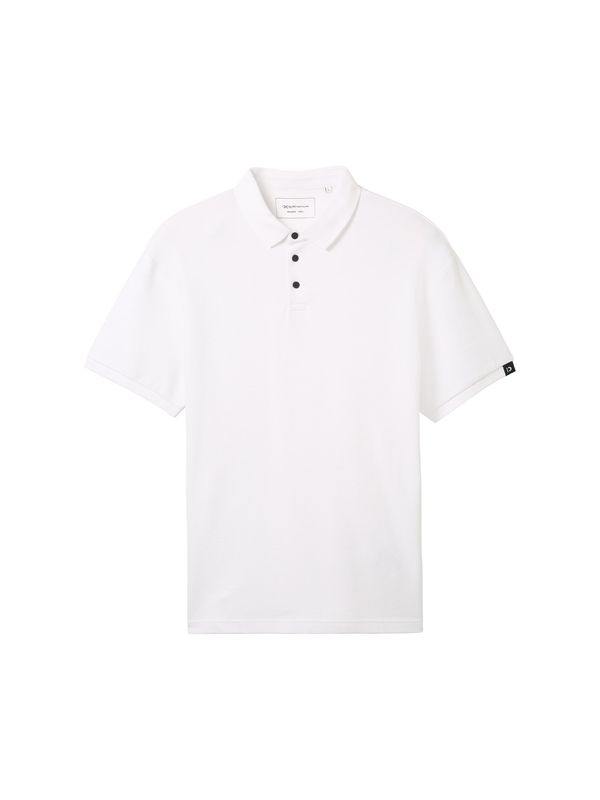 TOM TAILOR DENIM TOM TAILOR DENIM Тениска  черно / бяло