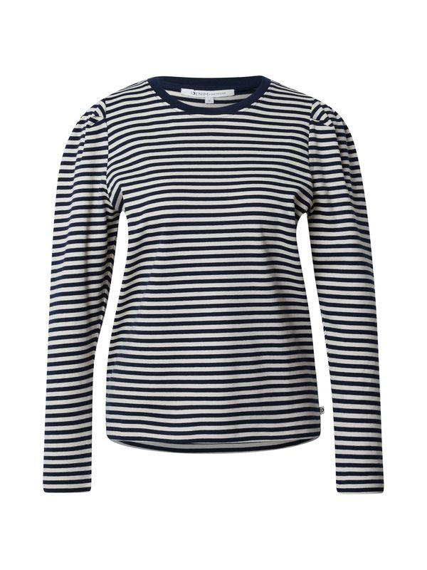 TOM TAILOR DENIM TOM TAILOR DENIM Тениска  черно / мръсно бяло