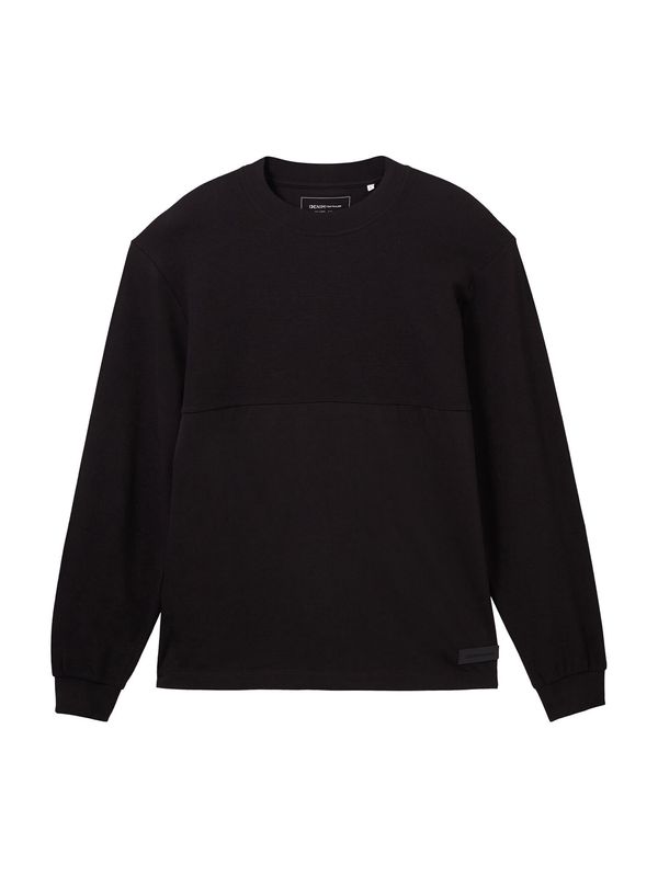 TOM TAILOR DENIM TOM TAILOR DENIM Тениска  черно