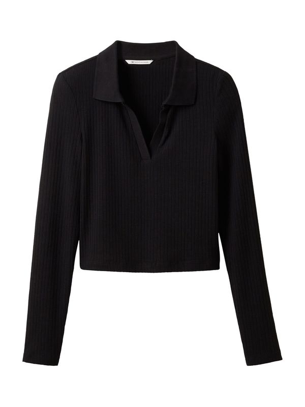 TOM TAILOR DENIM TOM TAILOR DENIM Тениска  черно