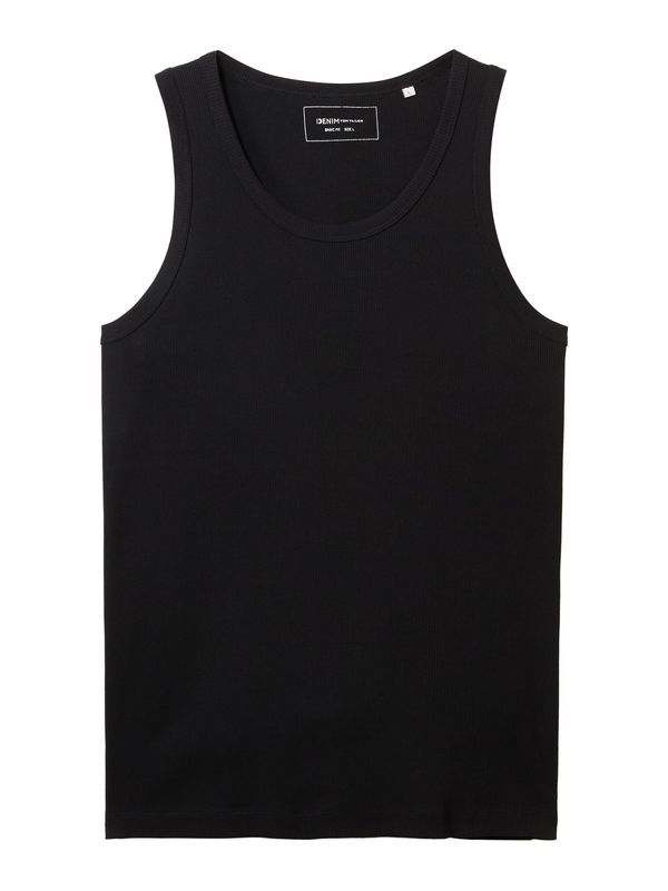 TOM TAILOR DENIM TOM TAILOR DENIM Тениска  черно