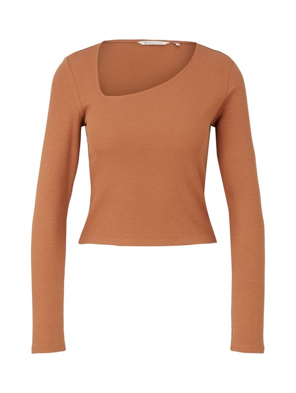 TOM TAILOR DENIM TOM TAILOR DENIM Тениска  коняк