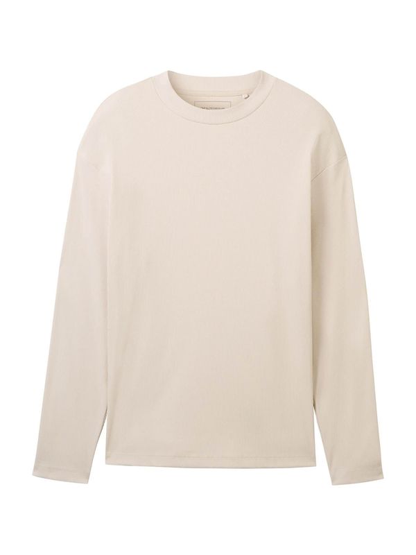 TOM TAILOR DENIM TOM TAILOR DENIM Тениска  кремаво