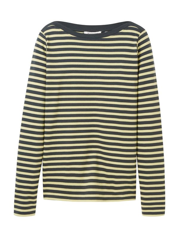 TOM TAILOR DENIM TOM TAILOR DENIM Тениска  лимоненожълто / елхово зелено