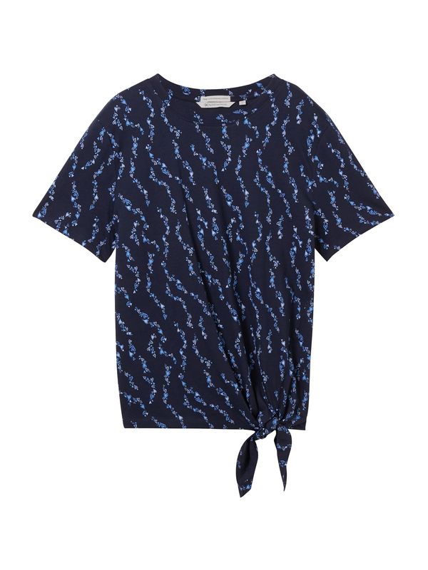 TOM TAILOR DENIM TOM TAILOR DENIM Тениска  нейви синьо / кралско синьо / светлосиньо