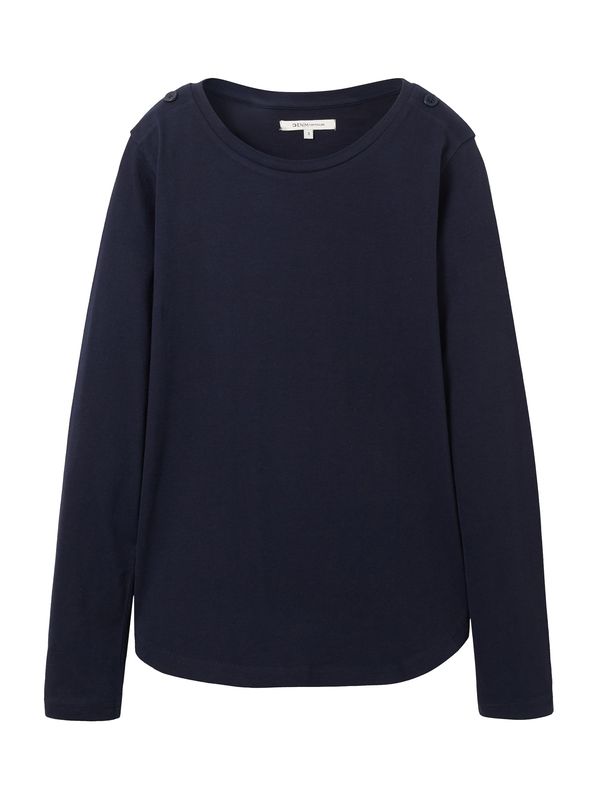 TOM TAILOR DENIM TOM TAILOR DENIM Тениска  нощно синьо