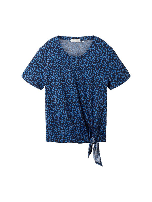 TOM TAILOR DENIM TOM TAILOR DENIM Тениска  синьо / черно