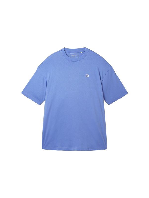 TOM TAILOR DENIM TOM TAILOR DENIM Тениска  светлосиньо / бяло