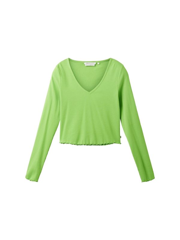 TOM TAILOR DENIM TOM TAILOR DENIM Тениска  светлозелено