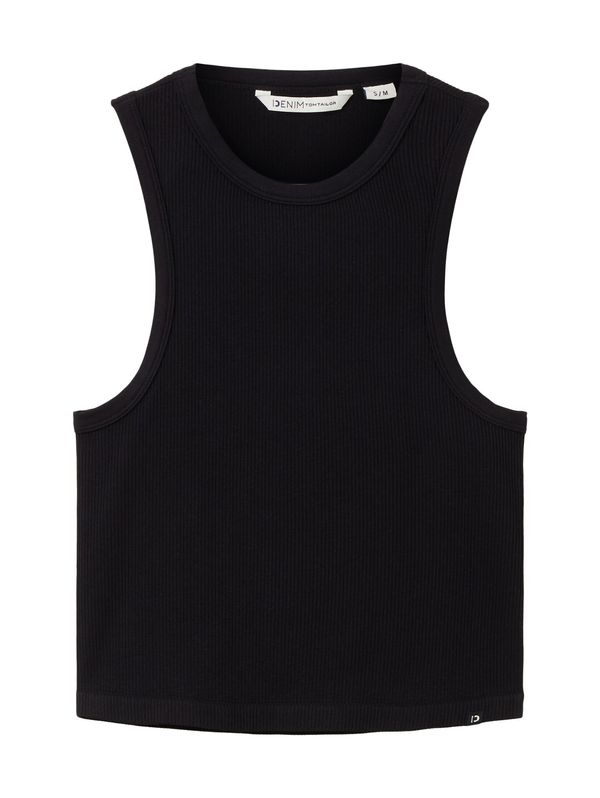 TOM TAILOR DENIM TOM TAILOR DENIM Топ  черно