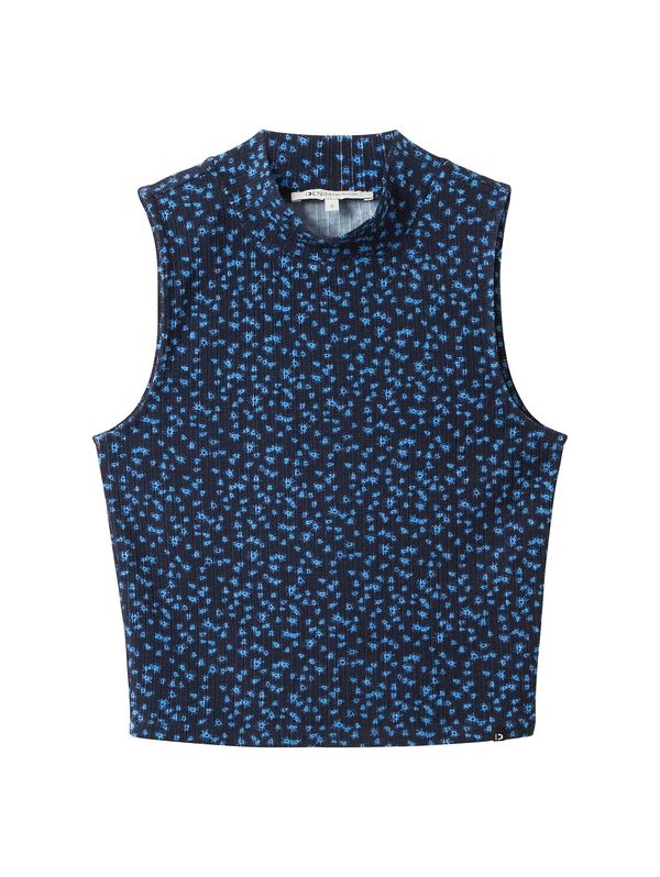 TOM TAILOR DENIM TOM TAILOR DENIM Топ  нейви синьо / светлосиньо