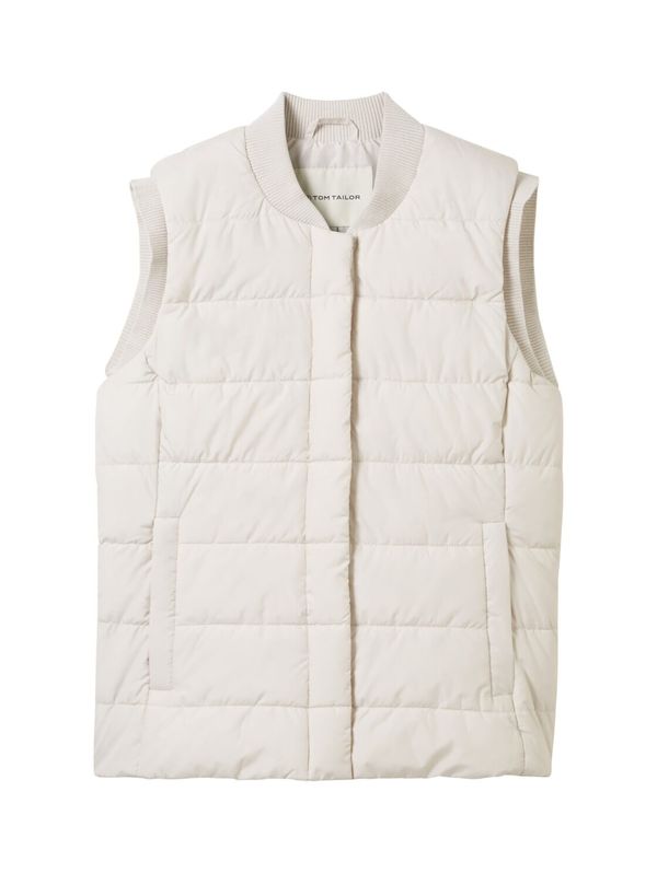 TOM TAILOR TOM TAILOR Елек  естествено бяло