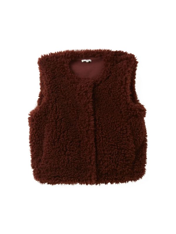 TOM TAILOR TOM TAILOR Елек  кестеняво кафяво