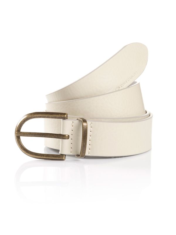 TOM TAILOR TOM TAILOR Колан 'SYLKE'  мръсно бяло