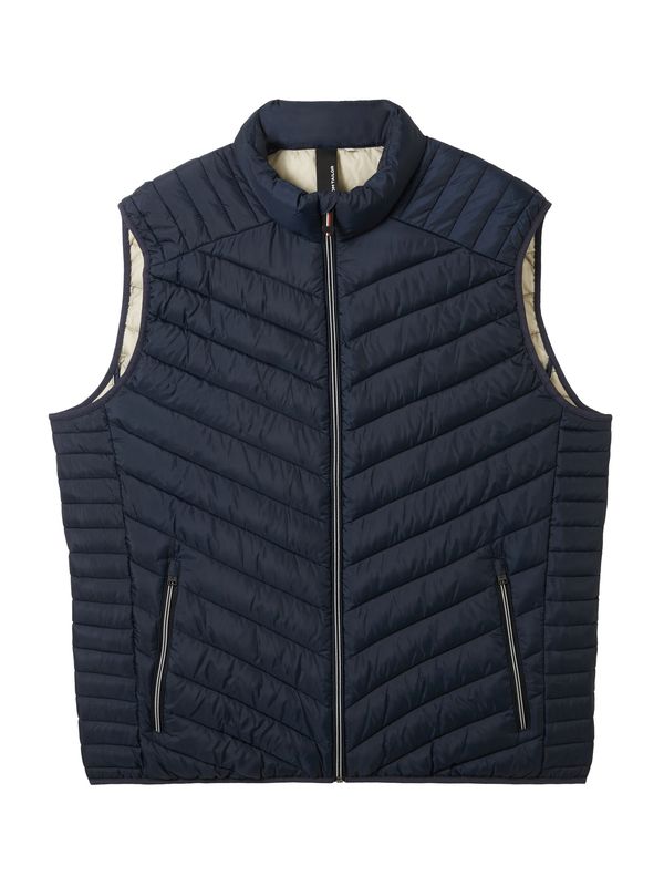 TOM TAILOR Men + TOM TAILOR Men + Елек  морскосиньо