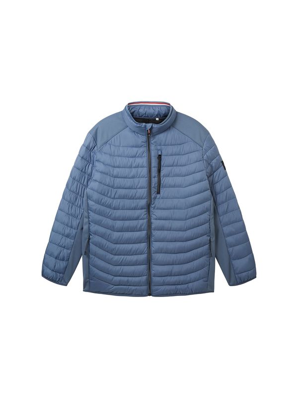 TOM TAILOR Men + TOM TAILOR Men + Преходно яке  гълъбово синьо / черно