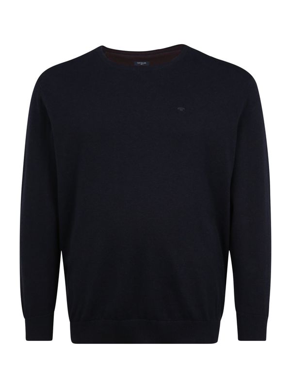 TOM TAILOR Men + TOM TAILOR Men + Пуловер  тъмносиньо