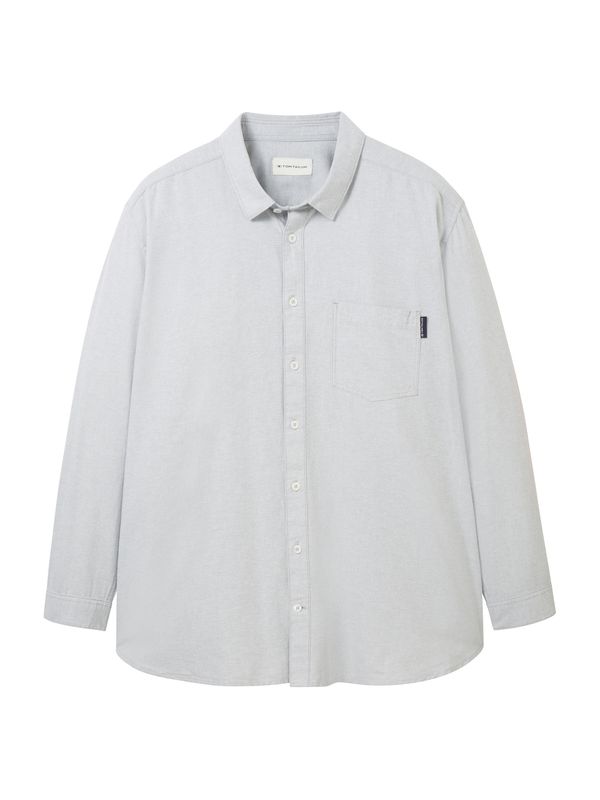 TOM TAILOR Men + TOM TAILOR Men + Риза  сиво