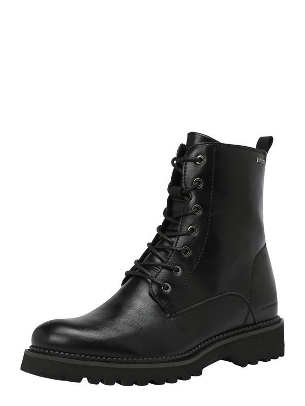 TOM TAILOR TOM TAILOR Ниски ботуши с връзки  черно