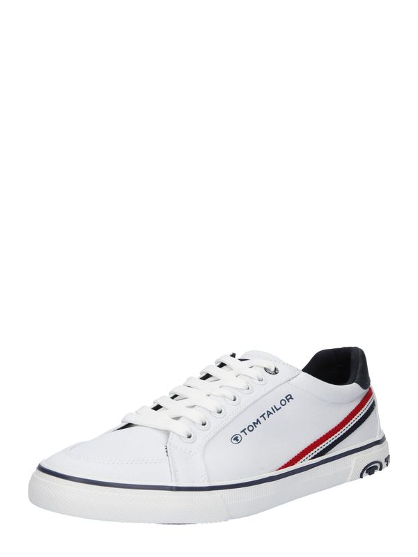 TOM TAILOR TOM TAILOR Ниски маратонки  морскосиньо / нейви синьо / червено / бяло