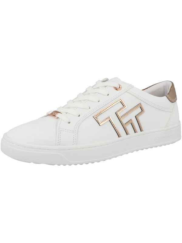 TOM TAILOR TOM TAILOR Ниски маратонки  злато / бяло