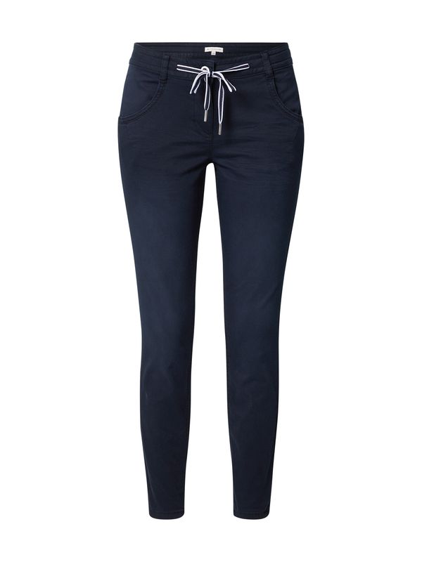 TOM TAILOR TOM TAILOR Панталон  нейви синьо / бяло