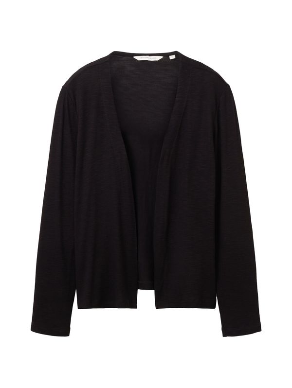 TOM TAILOR TOM TAILOR Плетена жилетка  черно